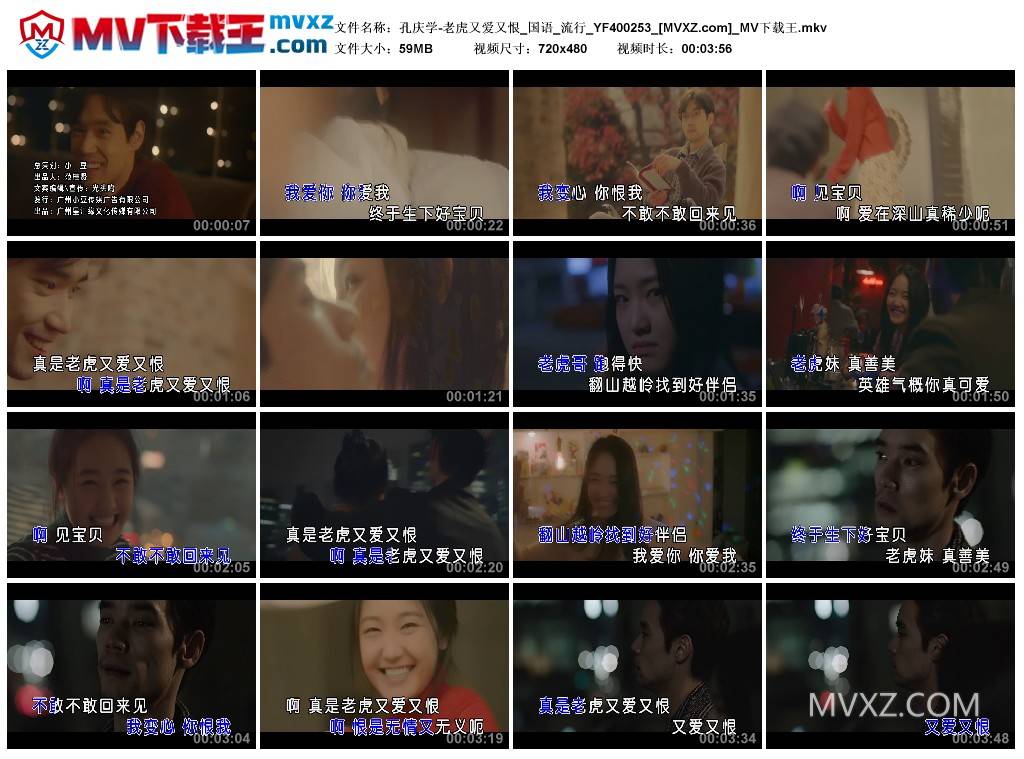 孔庆学-老虎又爱又恨_国语_流行_YF400253